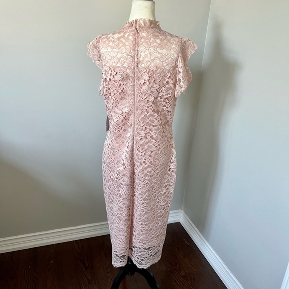 Enfocus Studio Lace Dress- blush pink - Picture 2 of 5